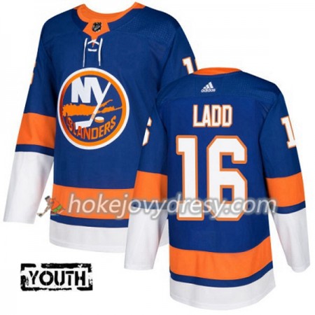 Dětské Hokejový Dres New York Islanders Andrew Ladd 16 Adidas 2017-2018 Modrá Authentic